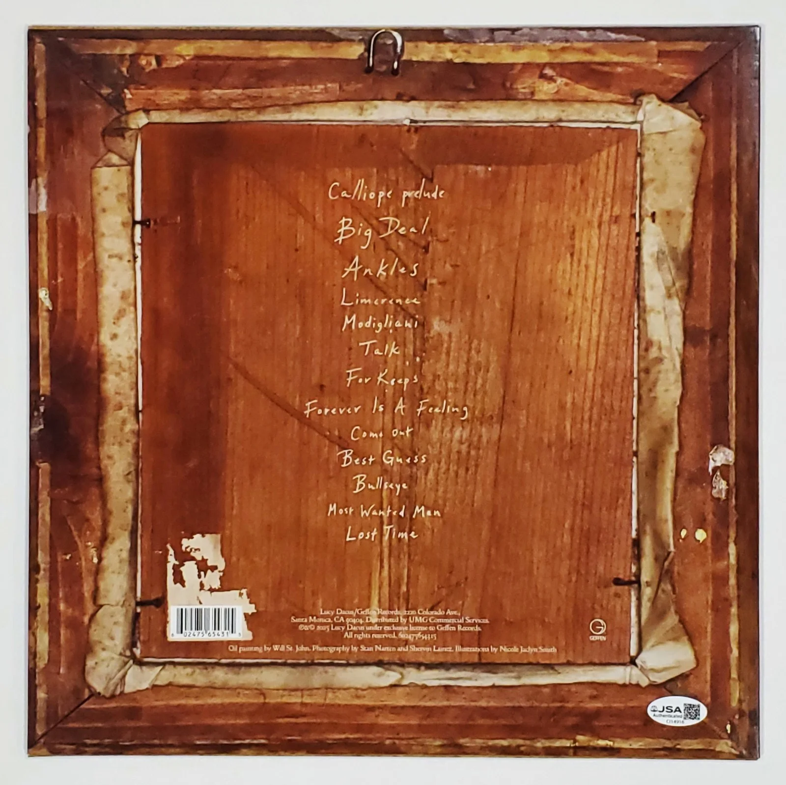 LUCY DACUS SIGNED FOREVER IS A FEELING VINYL LP RECORD ALBUM W/JSA CERT, image 2