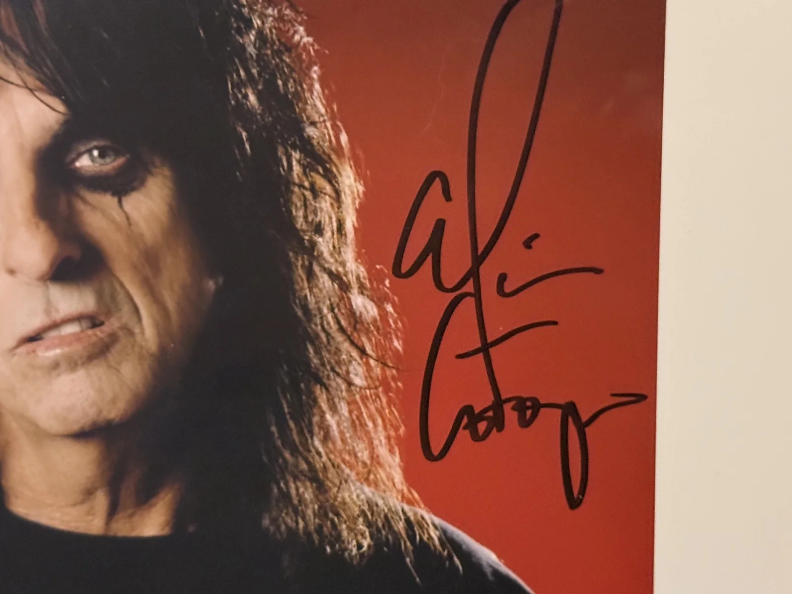Alice Cooper signed Autographed 8x10 Beckett BAS COA, image 2