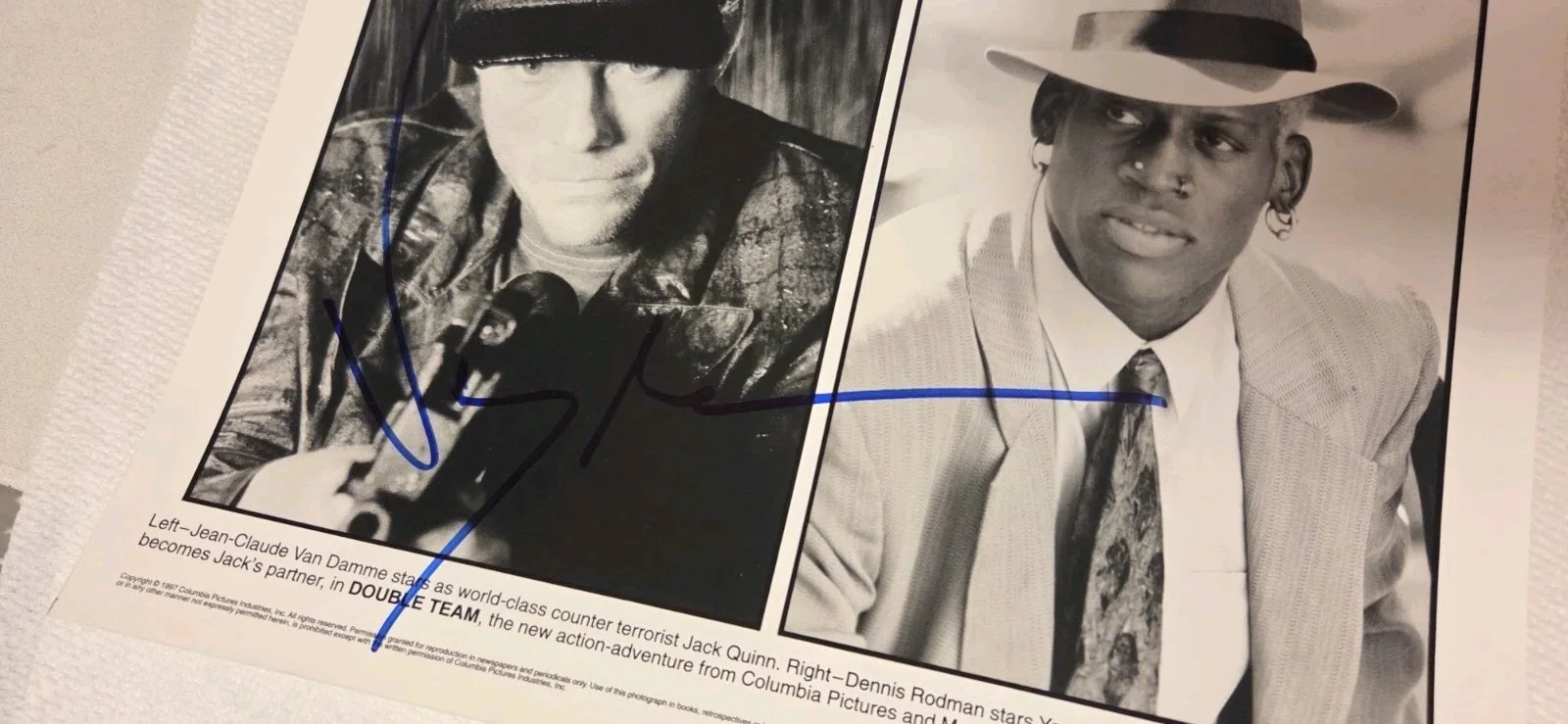 Jean Claude Van Damme Signed Jean-Claude Autograph COA, изображение 2