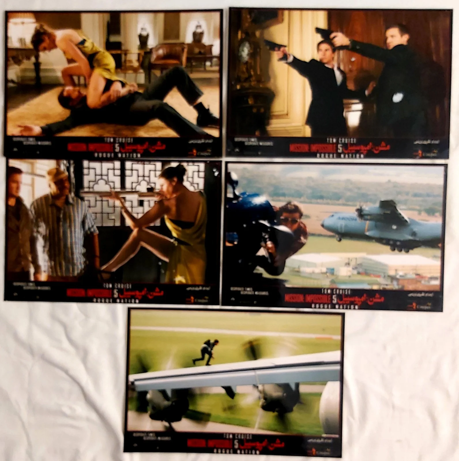 MISSION IMPOSSIBLE ROGUE NATION CINE PAX LOBBY CARDS 2015 ORIGINAL 10 X 15", image 4
