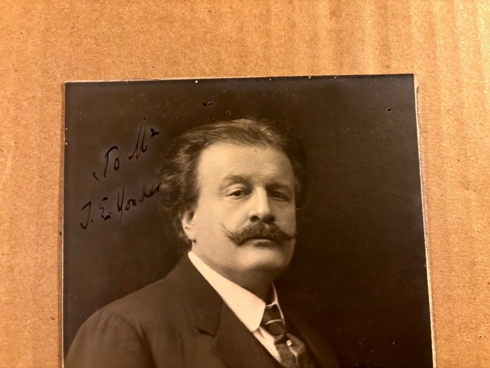Moriz Rosenthal Very Rare Very Early Autographed Photo Pianist Composer Liszt, изображение 3