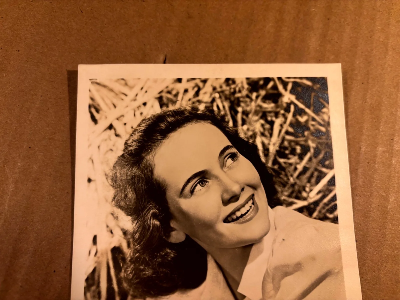 Teresa Wright Rare Early Autographed Photo '40s Miniver Shadow Of Doubt, изображение 2