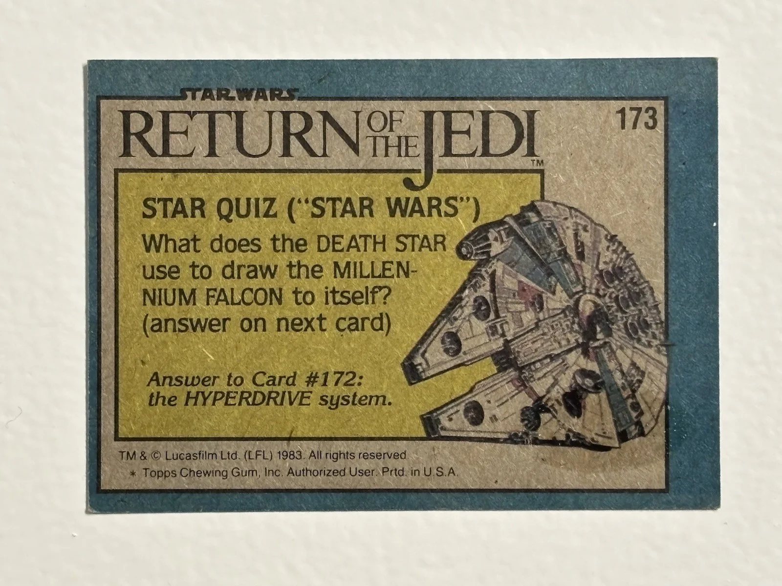 Phil Fondacaro — PHIL FONDACARO Signed Topps STAR WARS EWOK Autograph Card from AUTO COLLECTION, image 2