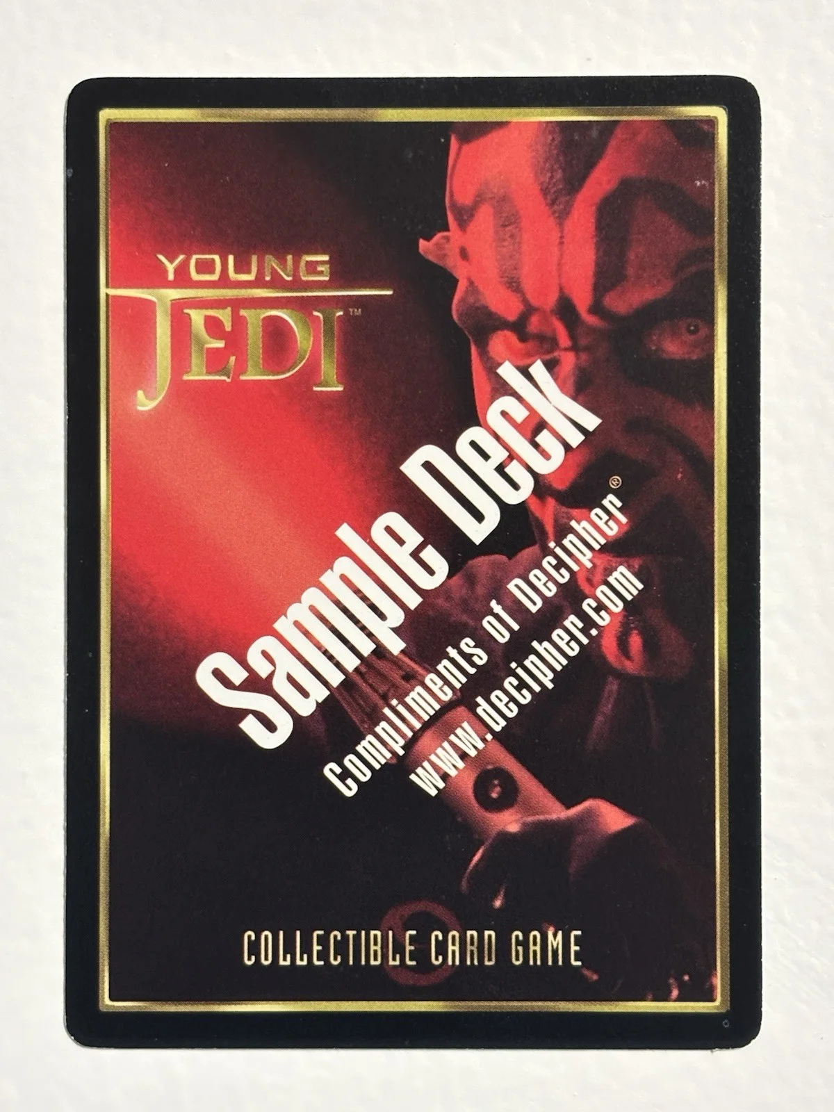 Lewis Macleod — LEWIS MACLEOD Signed Decipher CCG STAR WARS Autograph Card from HUGE AUTO LOT, image 2