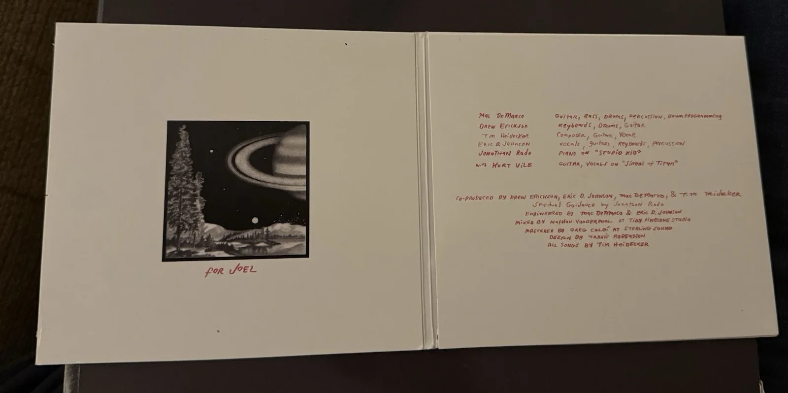 Tim Heidecker - High School SB059 (SIGNED, CD, 2022), image 4