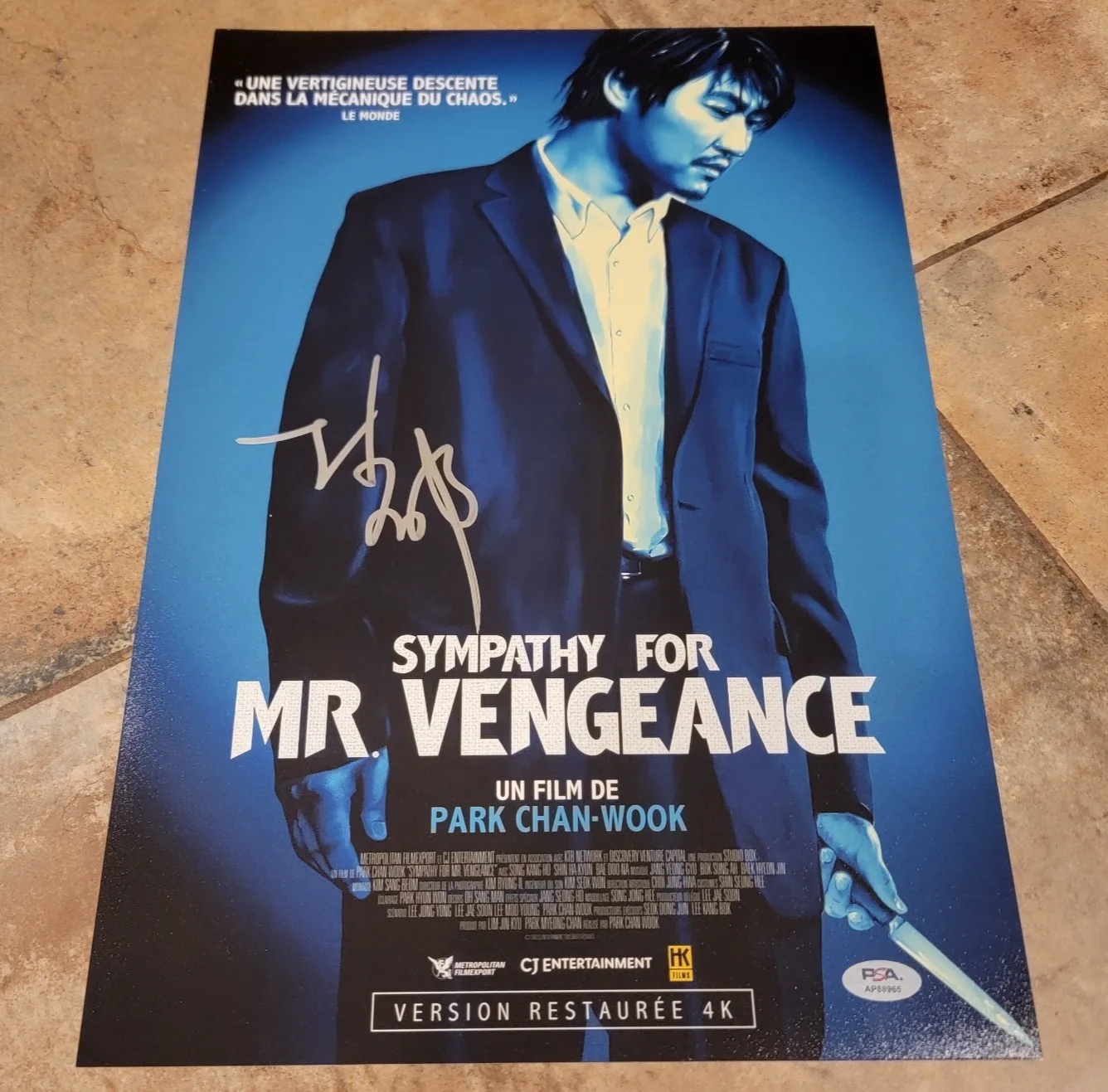 Park Chan-wook — Park Chan-wook signed 12x18 photo autograph PSA DNA Sympathy for Mr Vengeance