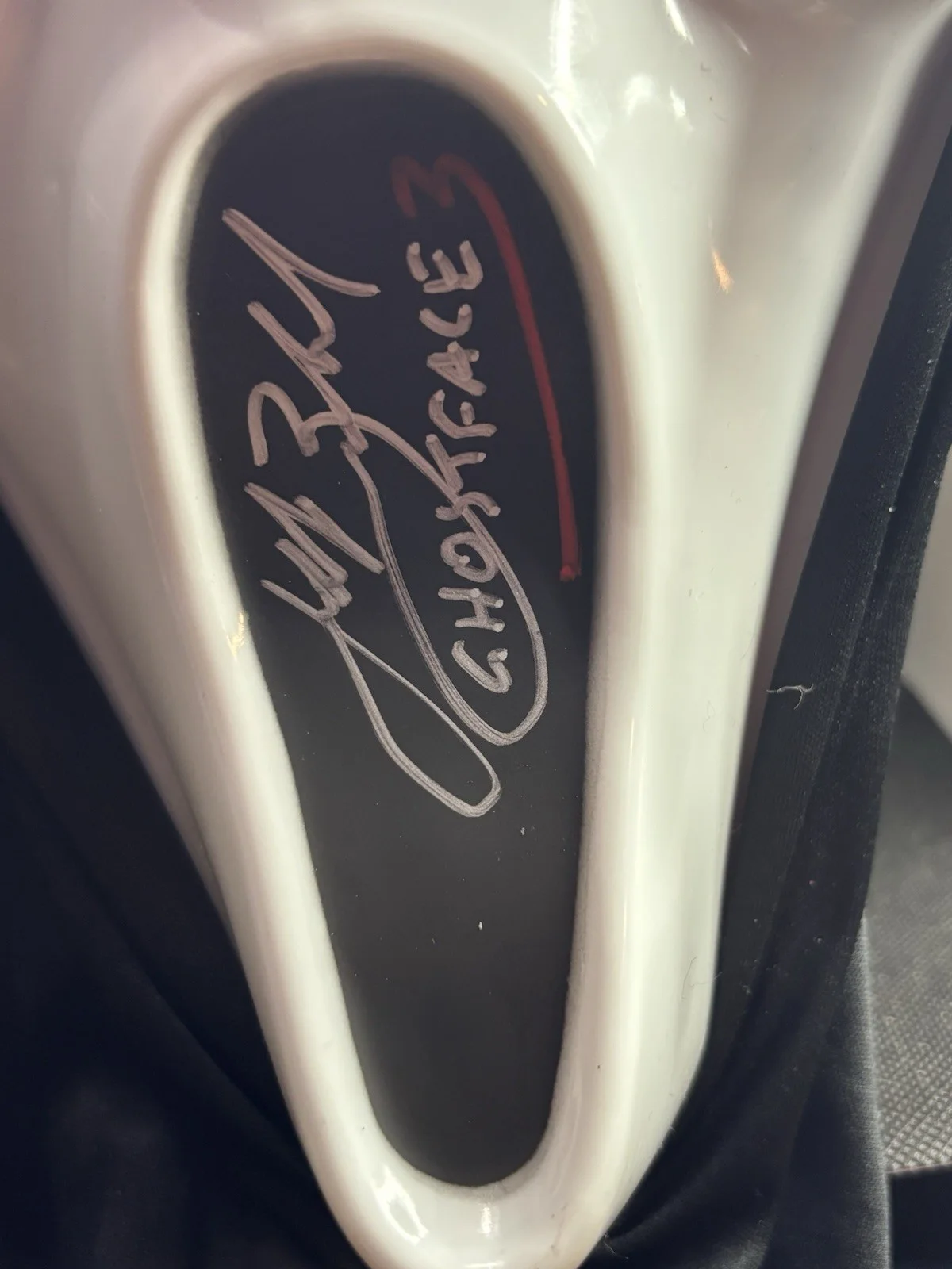 Jeff Brockton — Jeff Brockton Autograph .Ghost Face Mask With COA Scream.Free Shipping, изображение 3