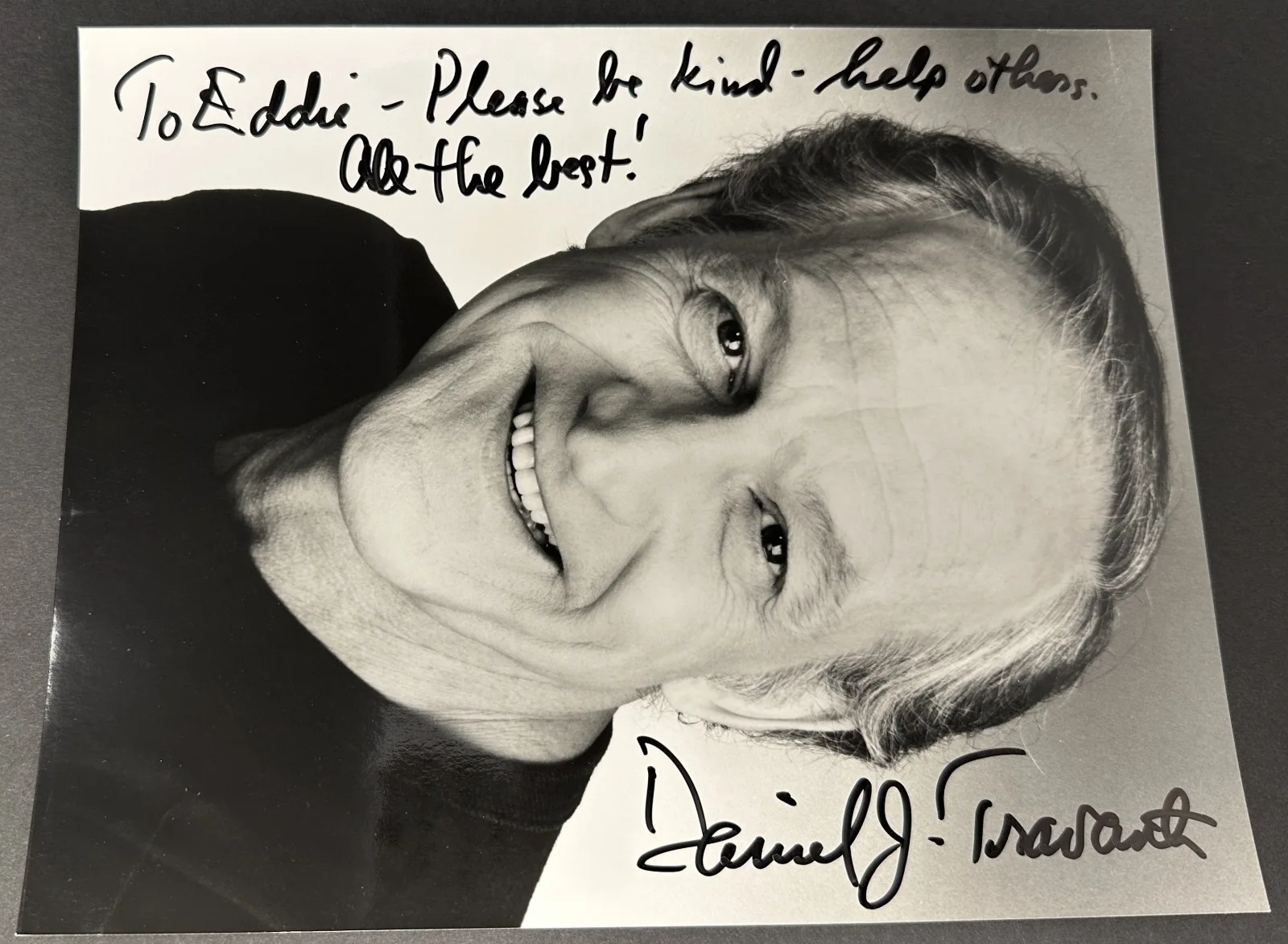 Daniel J Travanti Hill Street Blues Actor 8 x 10 Photo Signed Autograph, изображение 2