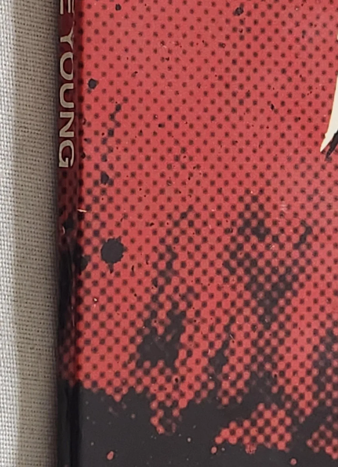 Michael Monroe Autographed I Live Too Fast To Die Red Vinyl LP, image 3