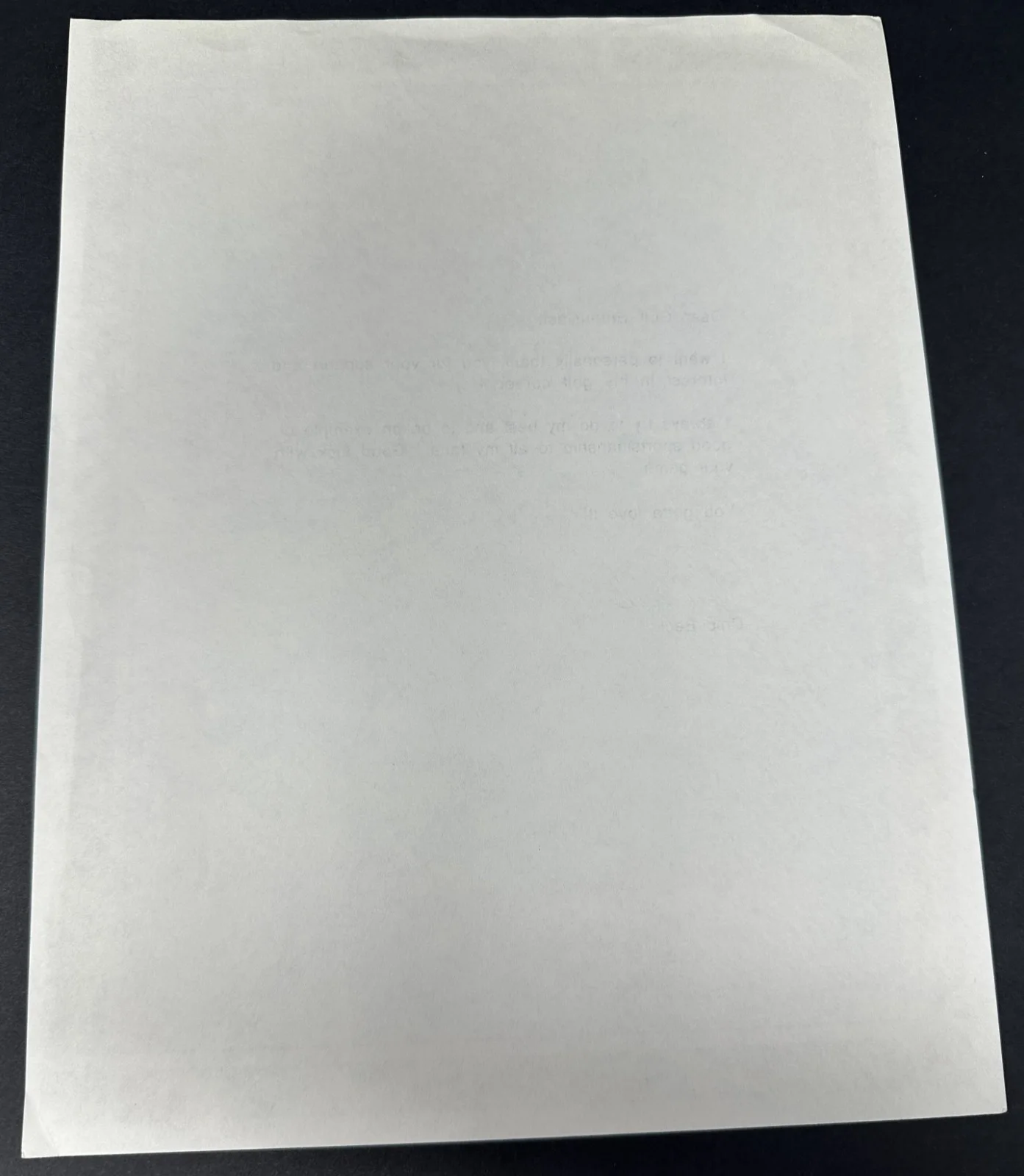 Autographed Chip Beck Golf Enthusiast Golfer Letter, image 2