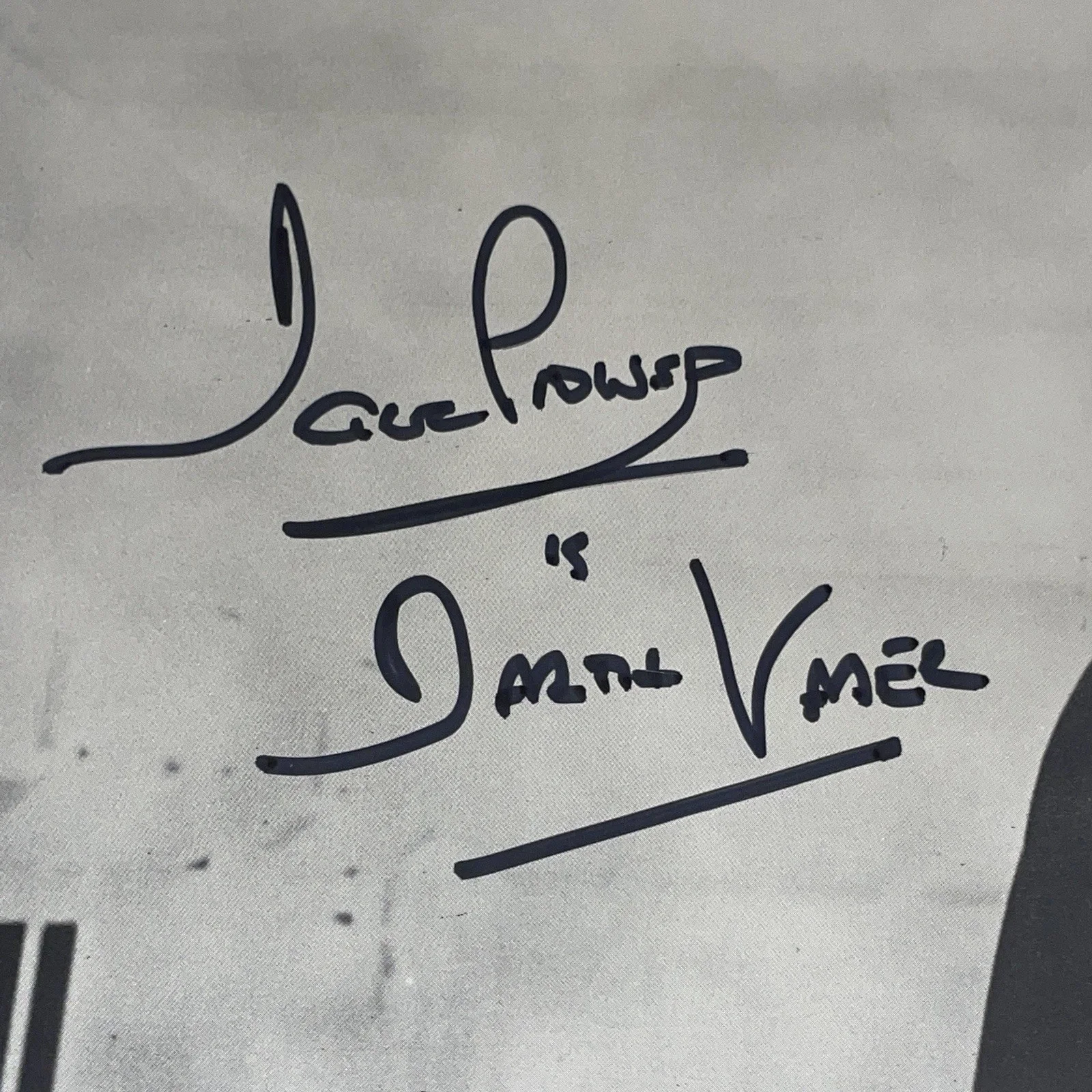 David Prowse Signed Darth Vader Promo 8X10 Photo JSA COA Star Wars 1977 Dave, изображение 2
