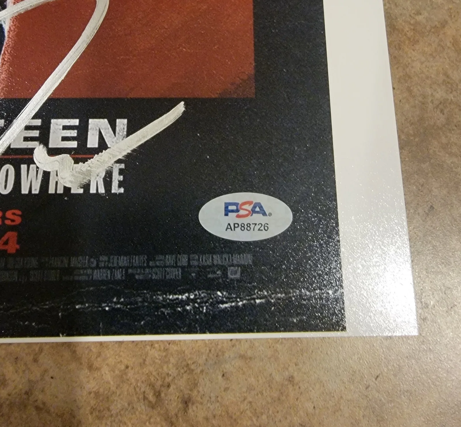 Jeremy Allen White — Jeremy Allen White signed 11x14 Photo PSA DNA Autograph Springsteen Deliver *726, изображение 2
