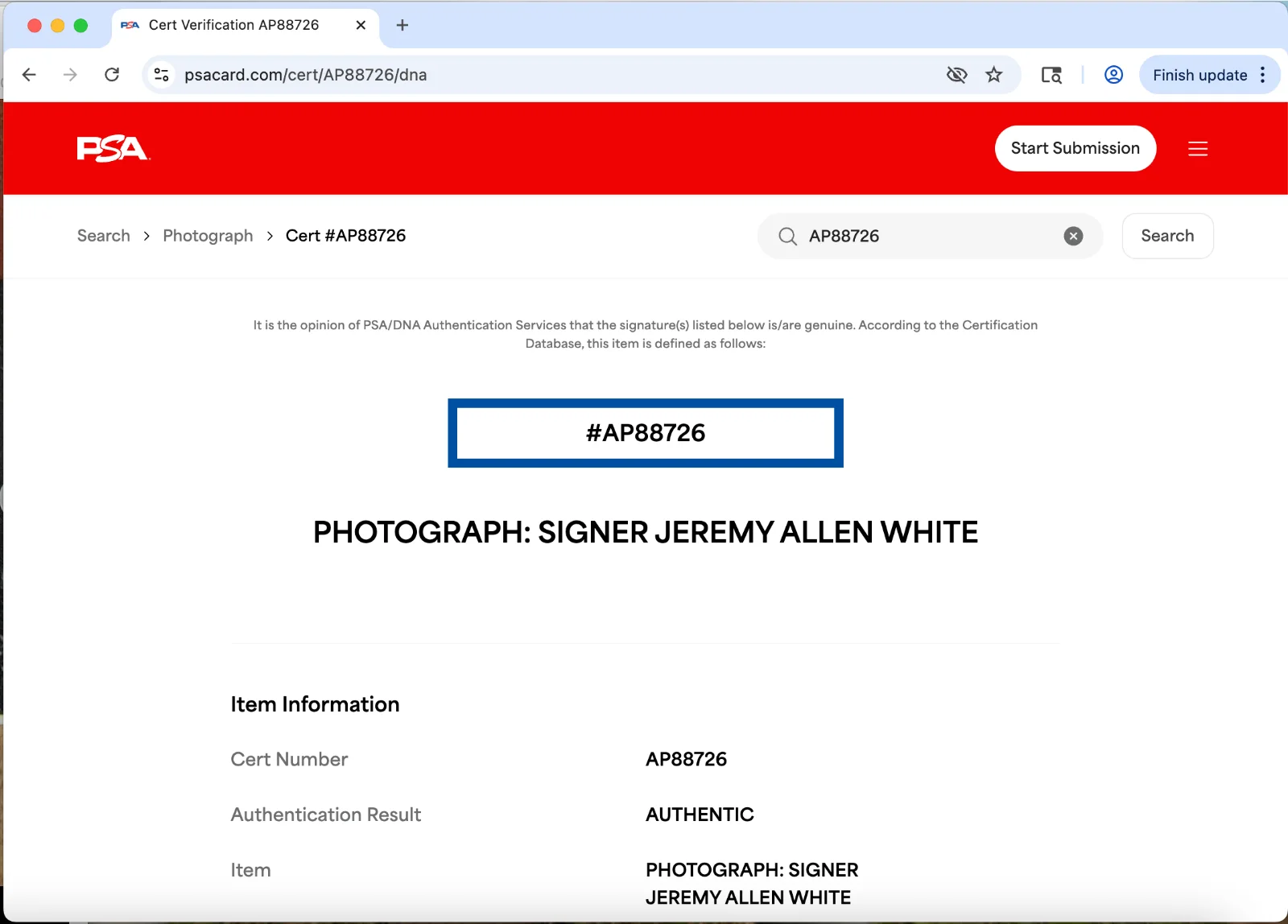 Jeremy Allen White — Jeremy Allen White signed 11x14 Photo PSA DNA Autograph Springsteen Deliver *726, изображение 3