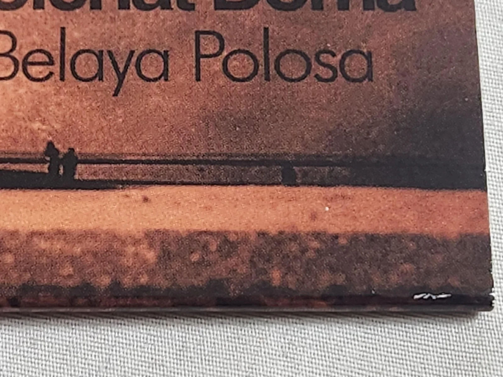 Molchat Doma Autographed Belaya Polosa Clear Cloudy Vinyl LP, изображение 3
