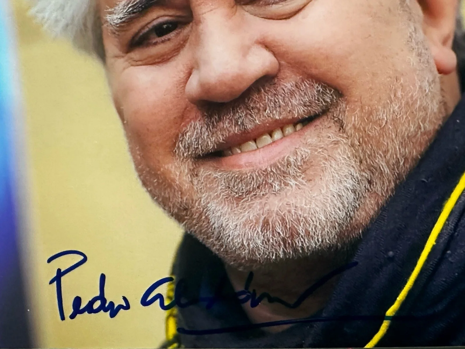 Pedro Almodovar — Pedro Almodovar signed 8x10 photo. Director Volver, Talk To Her, Julieta, изображение 2
