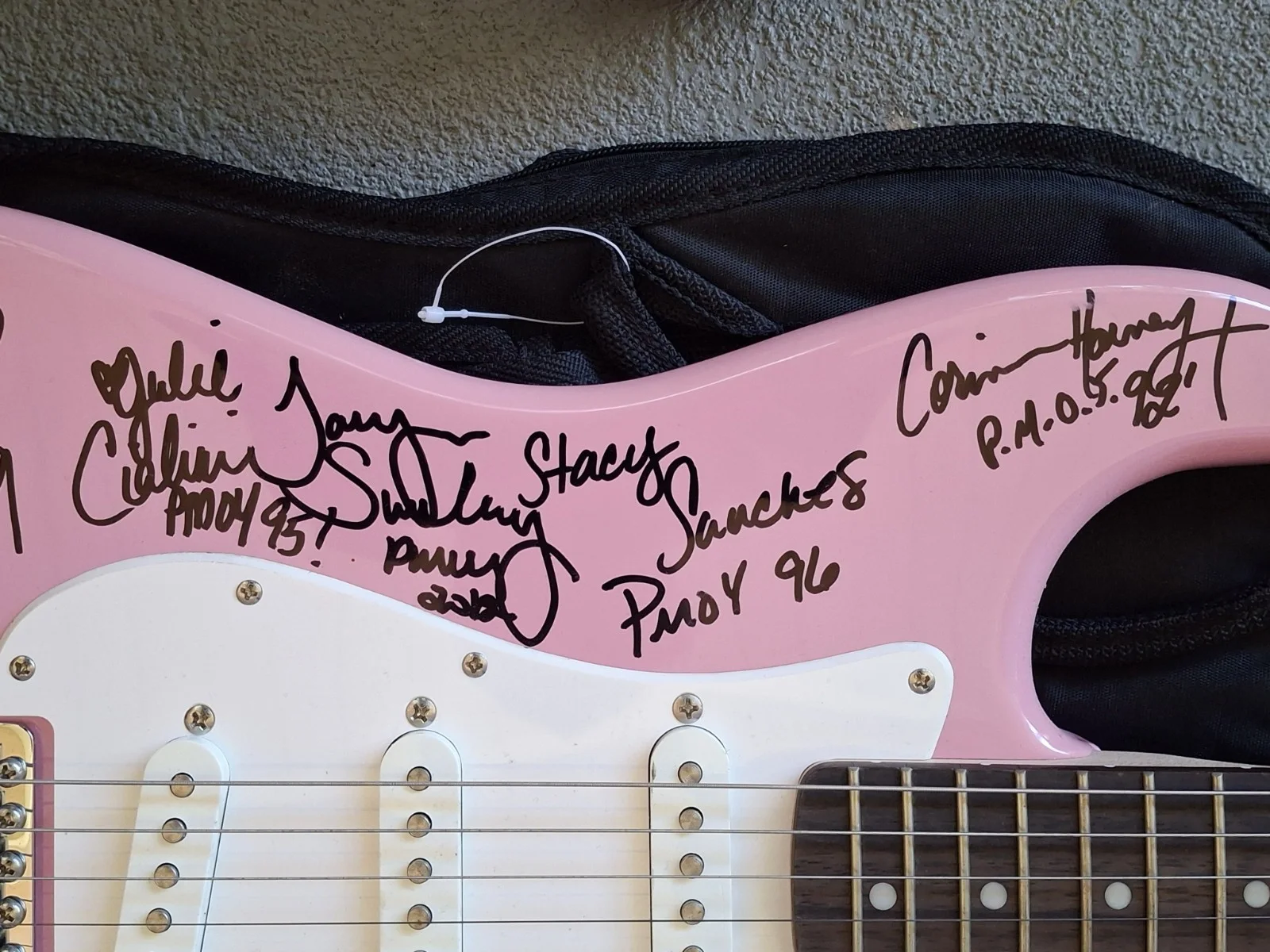 Brande Roderick + Stacy Sanches + 5 PLAYBOY PLAYMATES of the YEAR Signed GUITAR, изображение 4