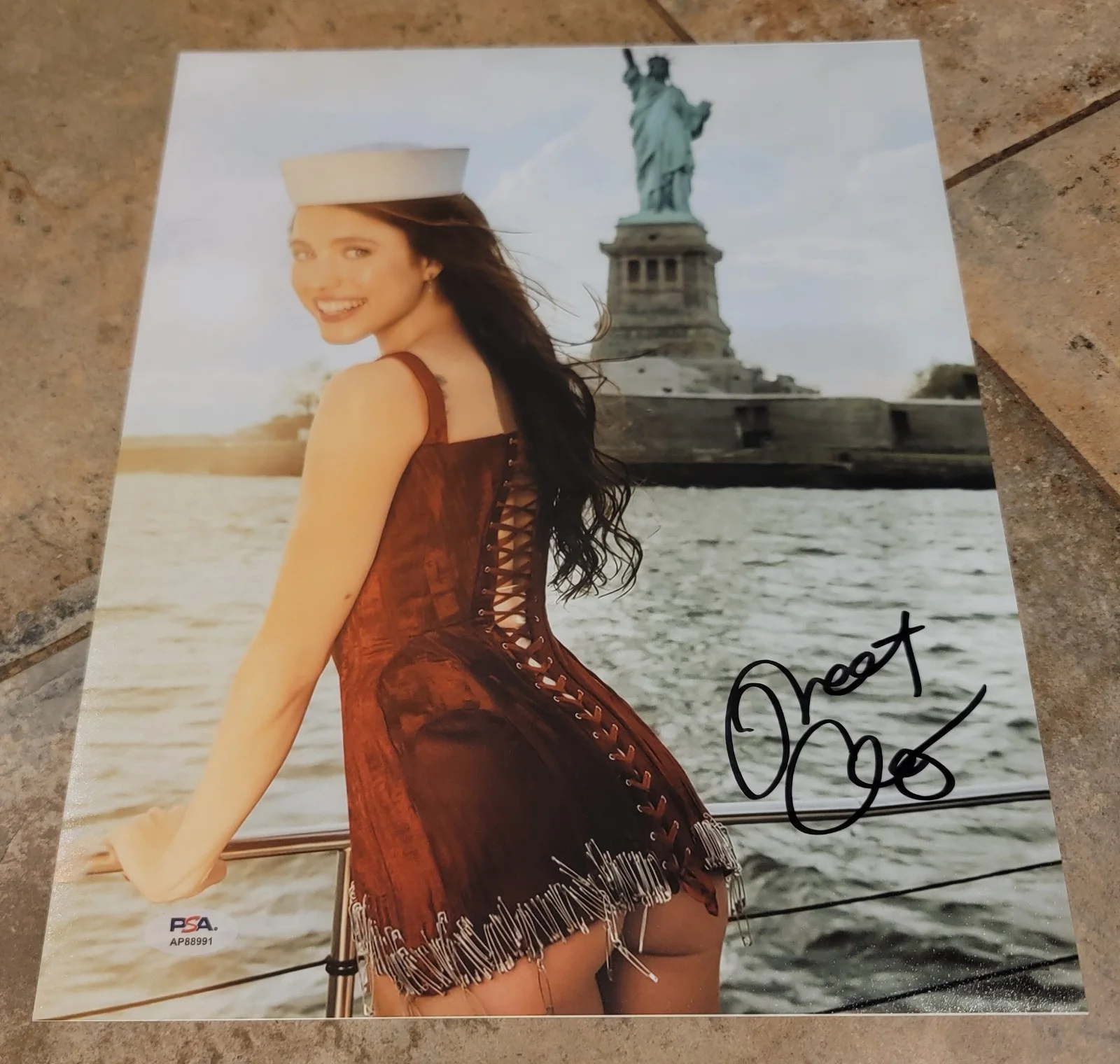 Margaret Qualley — Margaret Qualley signed 11x14 Photo PSA DNA Autograph photoshoot sexy hot