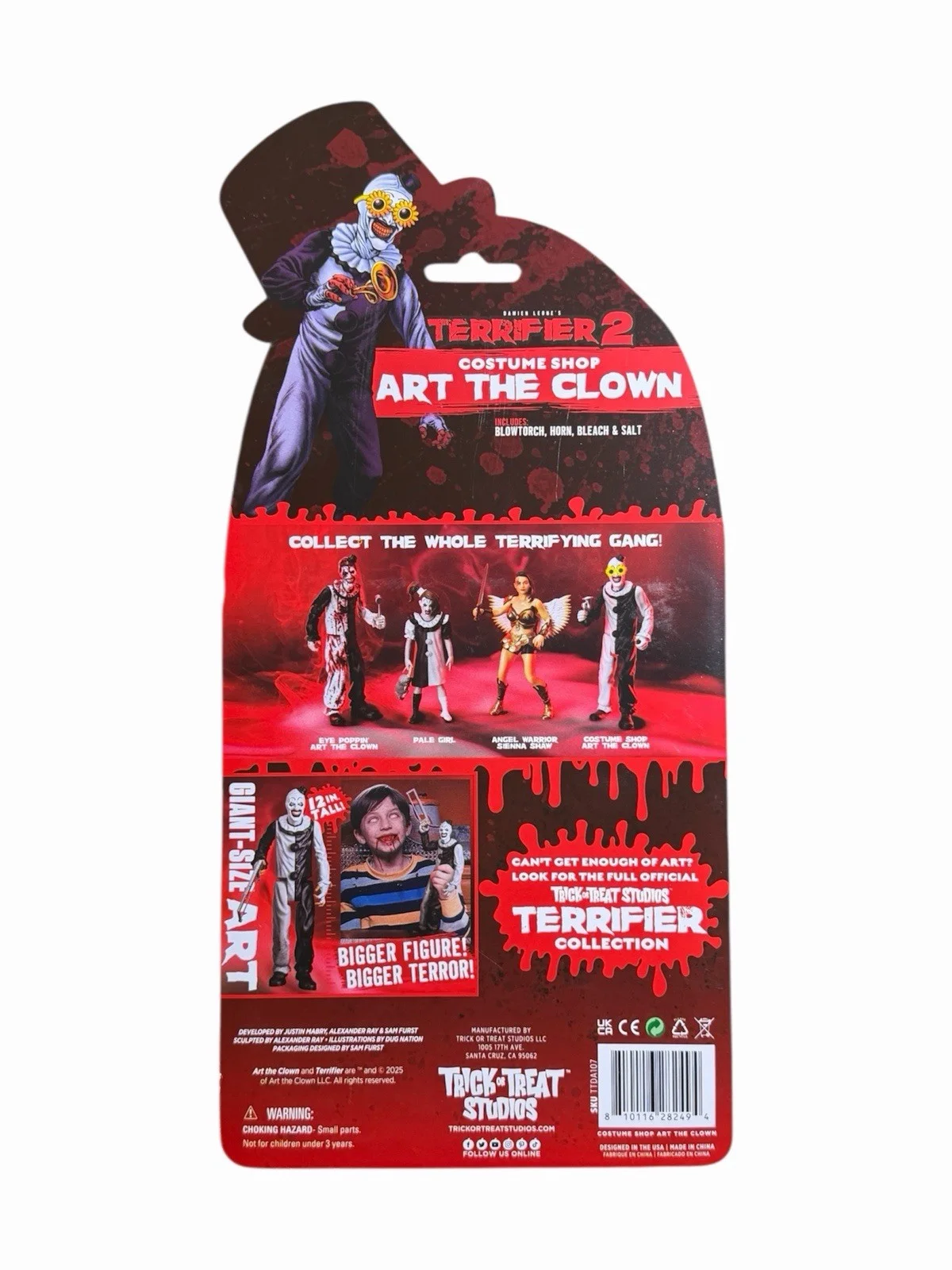 David Howard Thornton — DAVID HOWARD THORNTON SIGNED ART THE CLOWN FIGURE W/ INSC. “HONK HONK” (JSA COA), изображение 5
