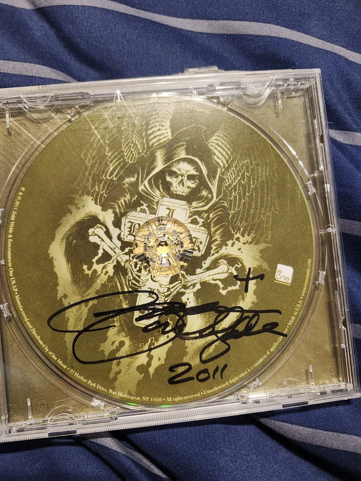 Zakk Wylde Signed Autograph CD Disk Psa Jsa Guranteed BLACK LABEL SOCIETY Ozzy, изображение 3