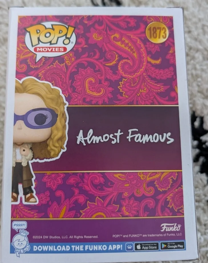 KATE HUDSON signed FUNKO POP Penny Lane ALMOST FAMOUS SWAU coa, image 3