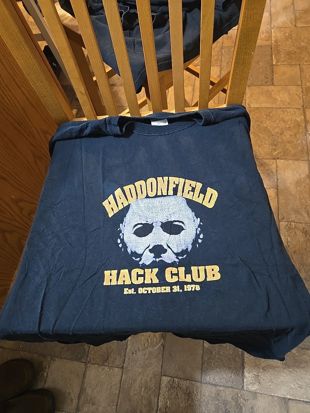 Haddonfield band HACK CLUB T SHIRT LARGE, image 2