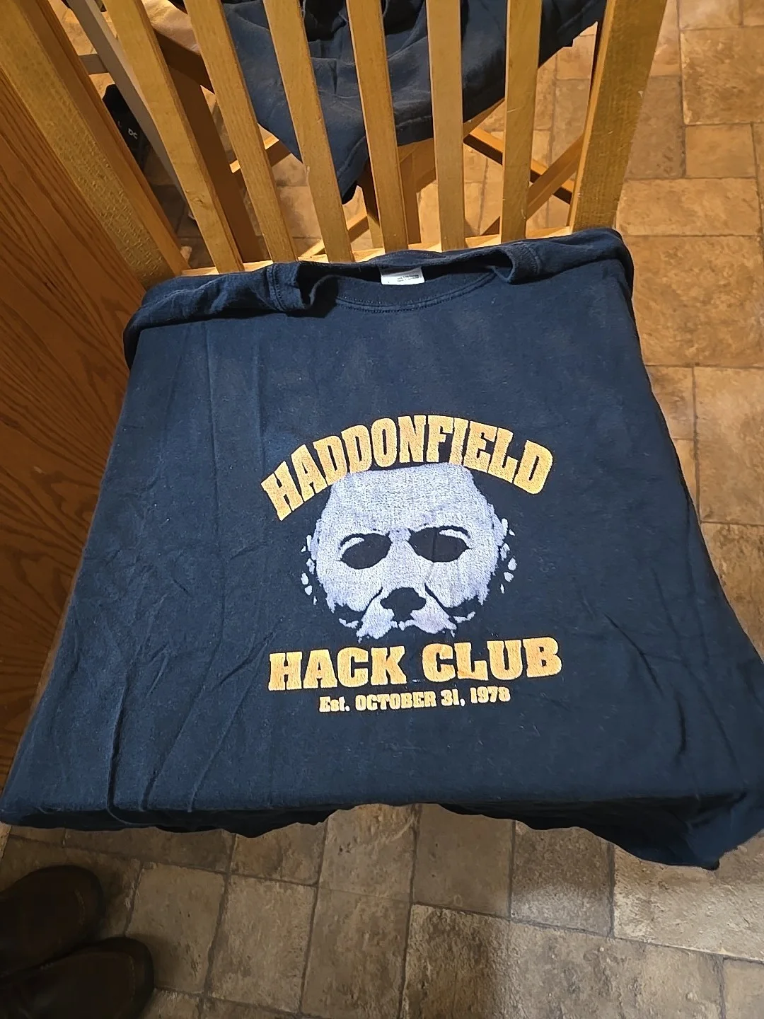 Haddonfield band HACK CLUB T SHIRT LARGE, image 3