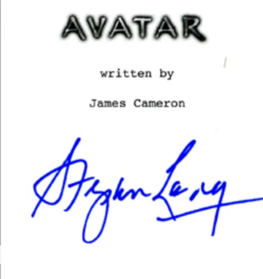 STEPHEN LANG/MICHELLE RODRIGUEZ — STEPHEN LANG/MICHELLE RODRIGUEZ - AUTOGRAPHED 8X10 SIGNED AVATAR SCRIPT PAGE COA, image 2