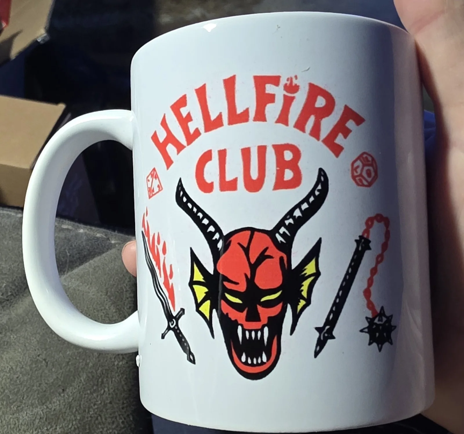 Stranger Things Hellfire Club Ceramic Mug 11oz, image 2