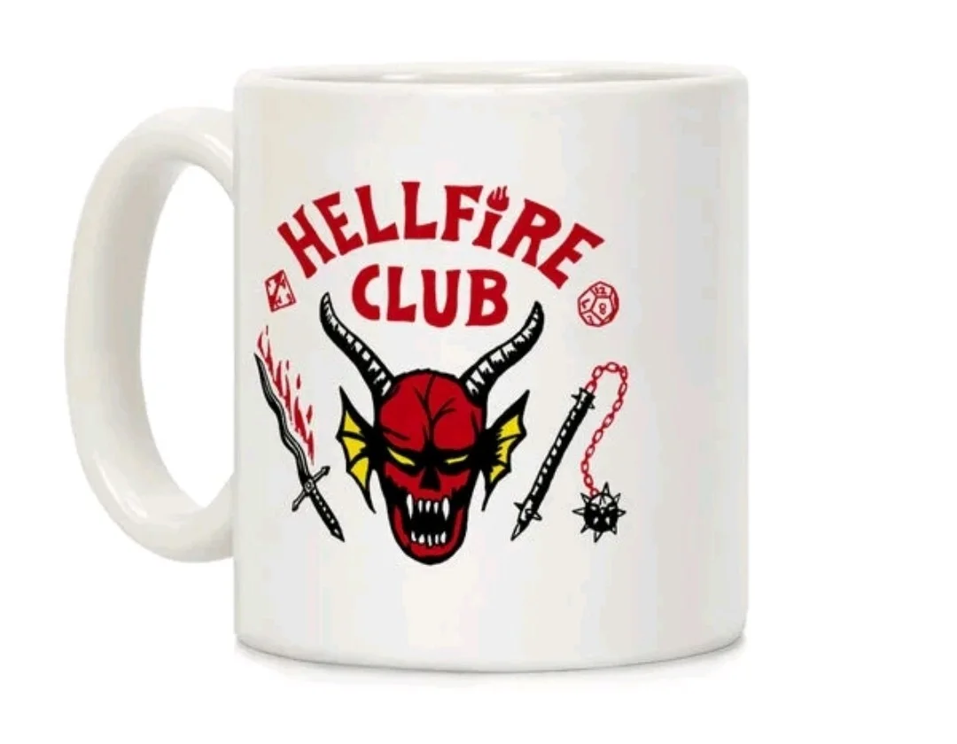 Stranger Things Hellfire Club Ceramic Mug 11oz, image 4