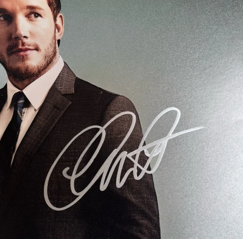 Chris Pratt signed 11x14 Photo With Exact Proof, image 2