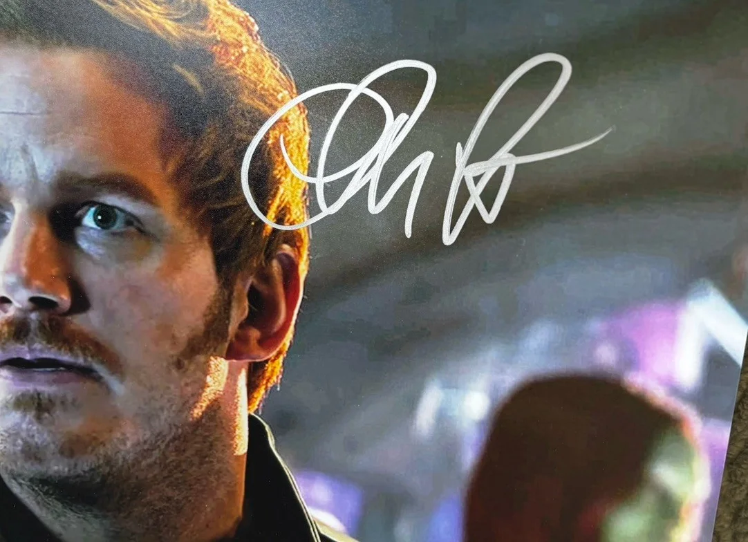 Chris Pratt signed 11x14 Photo Guardians Of The Galaxy Star Lord With Proof, изображение 2