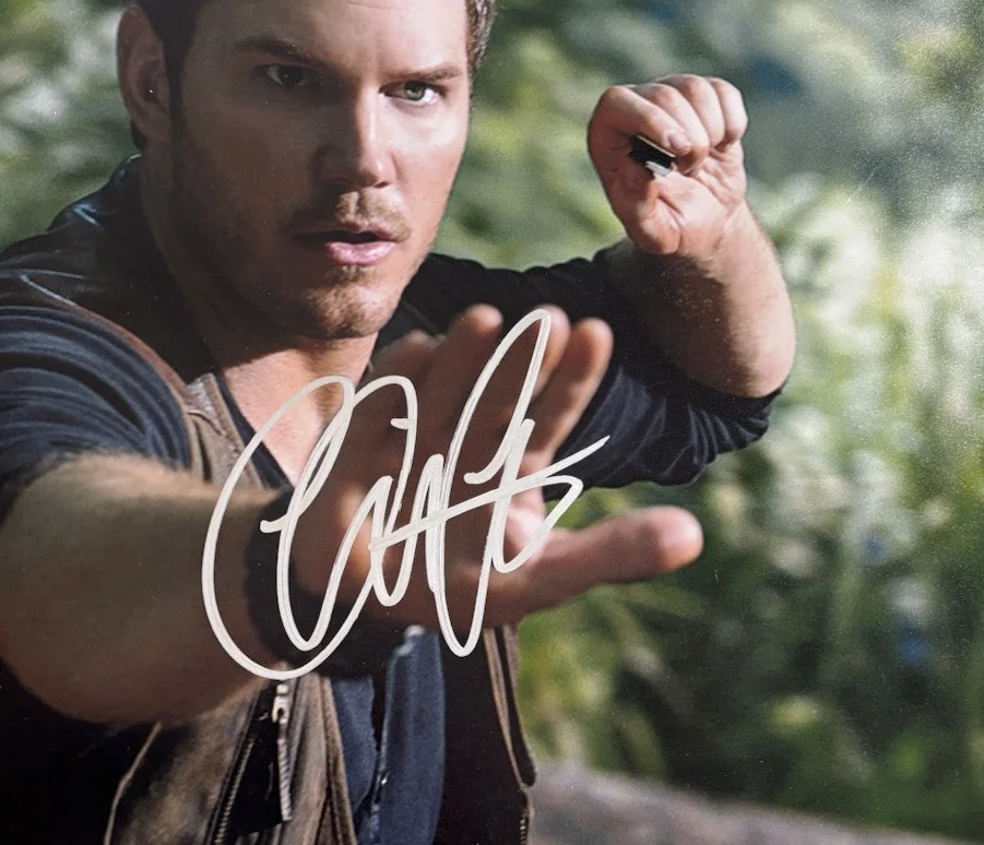 Chris Pratt signed 11x14 Photo Jurassic World With Exact Proof, изображение 2