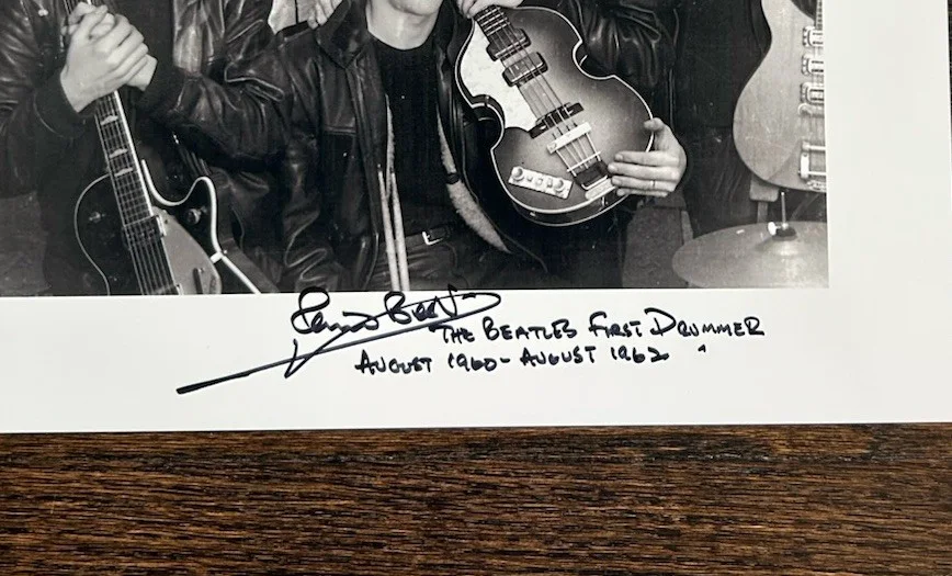 Pete Best The Beatles Signed Autographed 11x14 Photo Drummer JSA COA, изображение 2