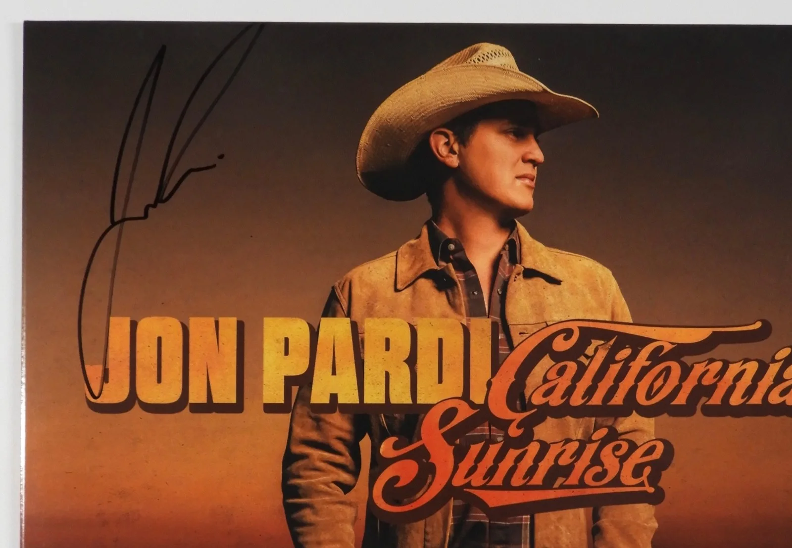 Jon Pardi JSA Signed Autograph Revolution Album Vinyl Record, image 2