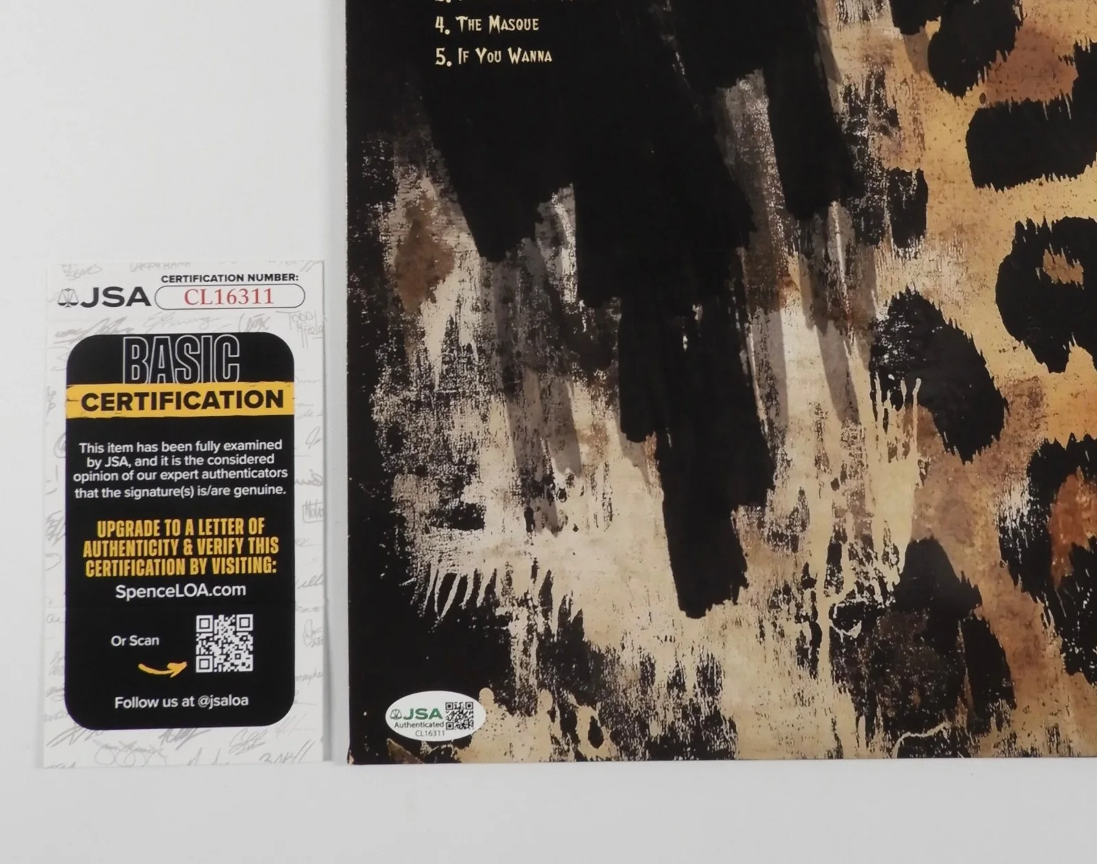 LA Guns JSA Fully Signed Autograph Revolution Album Vinyl Record, image 3