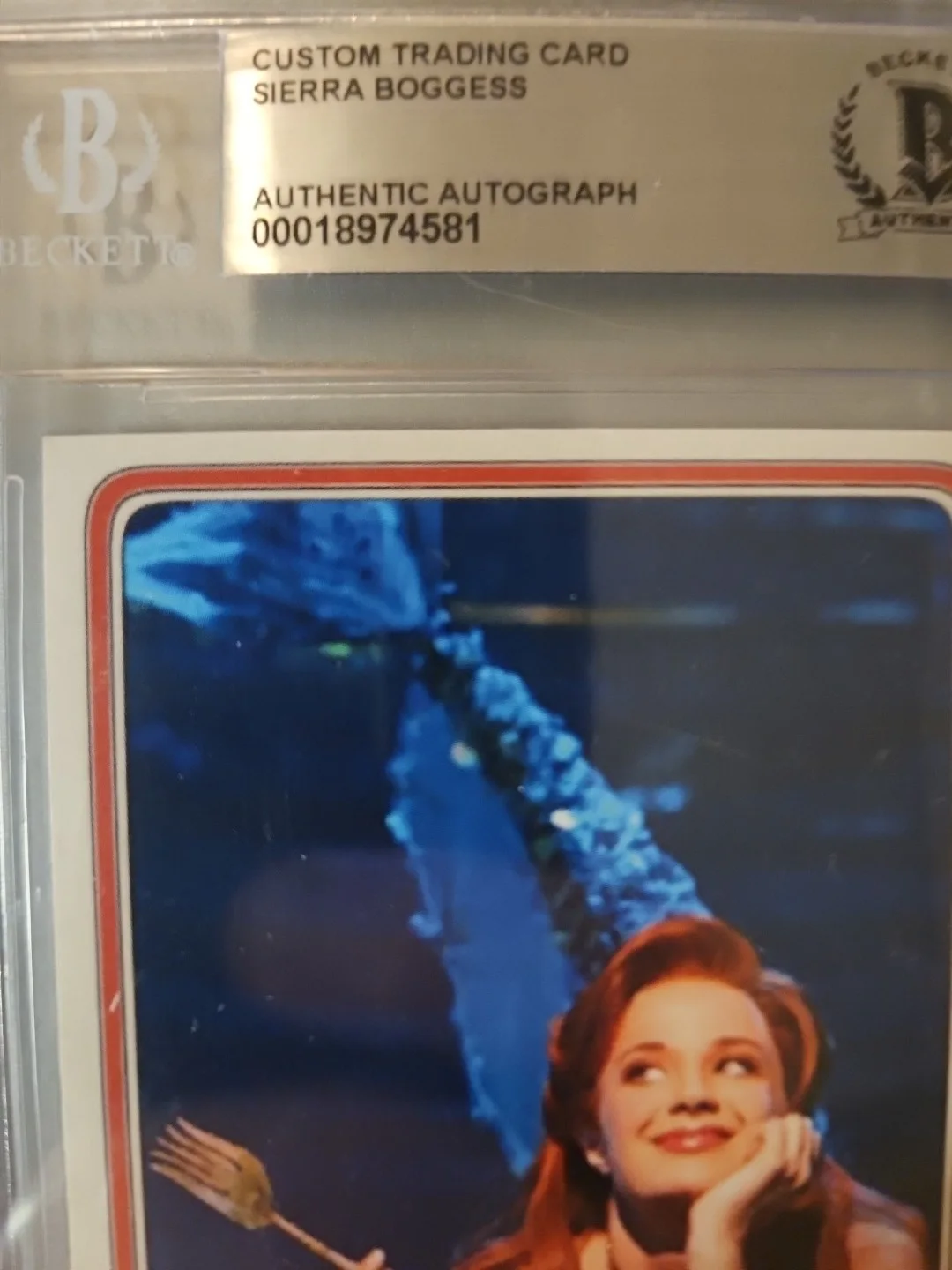 Sierra Boggess — Sierra Boggess Custom Signed Card - Ariel In The Little Mermaid - Broadway - BAS, изображение 2