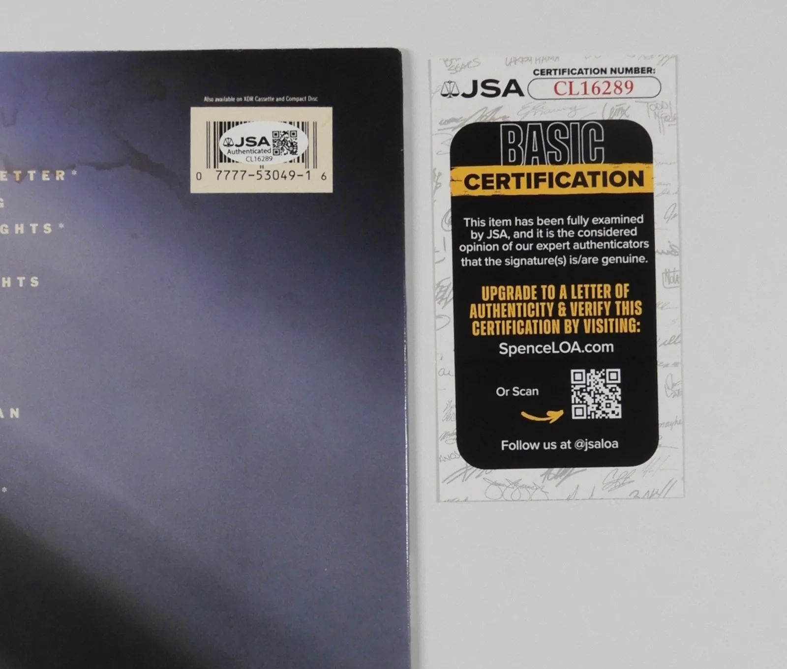 Richard Marx JSA Signed Autograph Album Record LP Vinyl, image 3