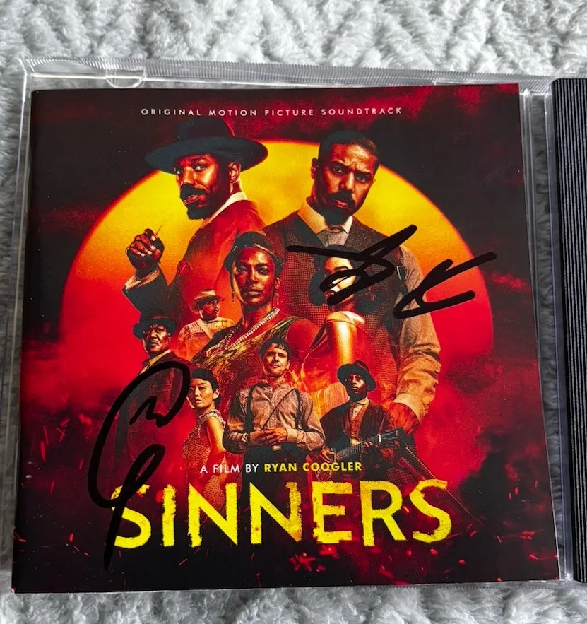 Ludwig Goransson & Miles Caton signed Sinners Soundtrack CD, изображение 2