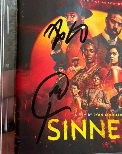 Ludwig Goransson & Miles Caton signed Sinners Soundtrack CD, image 2