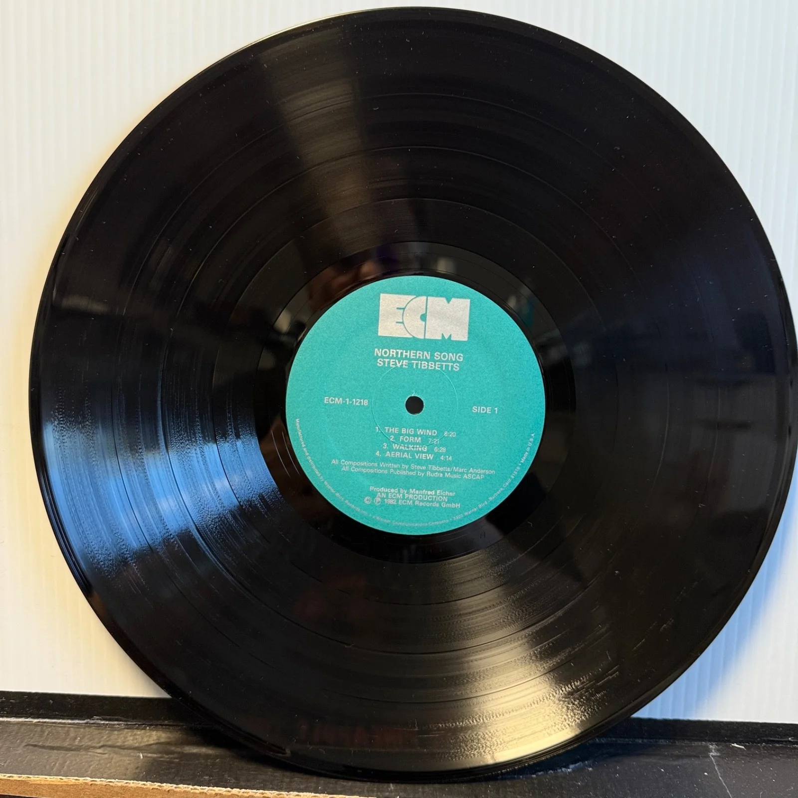 STEVE TIBBETTS "Northern Exposure" AUTOGRAPHED! - ECM 1-1218 USA vinyl album NM, изображение 3