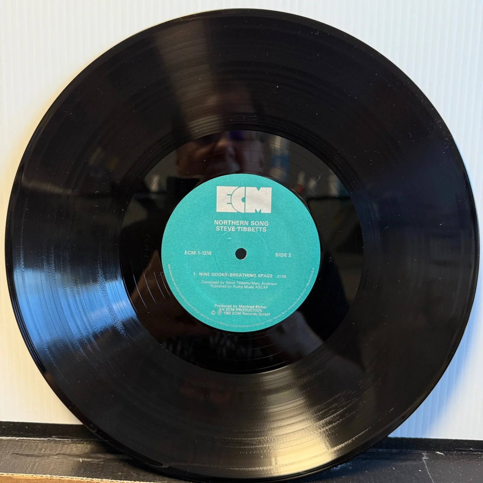 STEVE TIBBETTS "Northern Exposure" AUTOGRAPHED! - ECM 1-1218 USA vinyl album NM, изображение 4