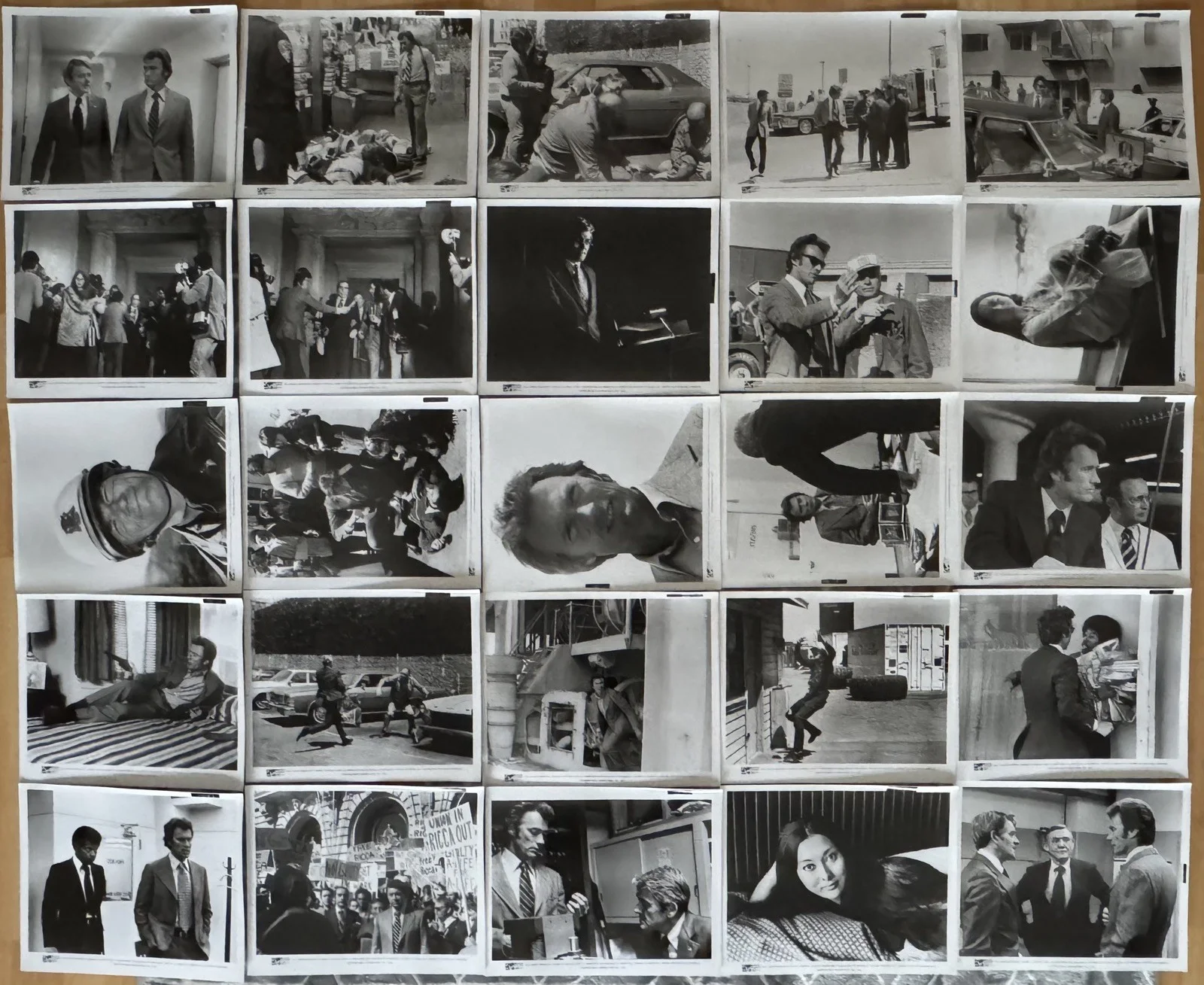 MAGNUM FORCE *CLINT EASTWOOD* 1973 ORIGINAL U.S SET OF 25 MOVIE STILLS NEAR MINT, изображение 3