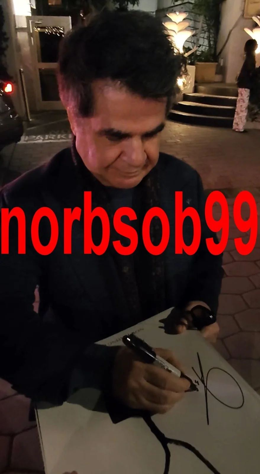 JAFAR PANAHI SIGNED IT WAS JUST AN ACCIDENT 12x18 PHOTO C wEXACT VIDEO PROOF COA, image 4
