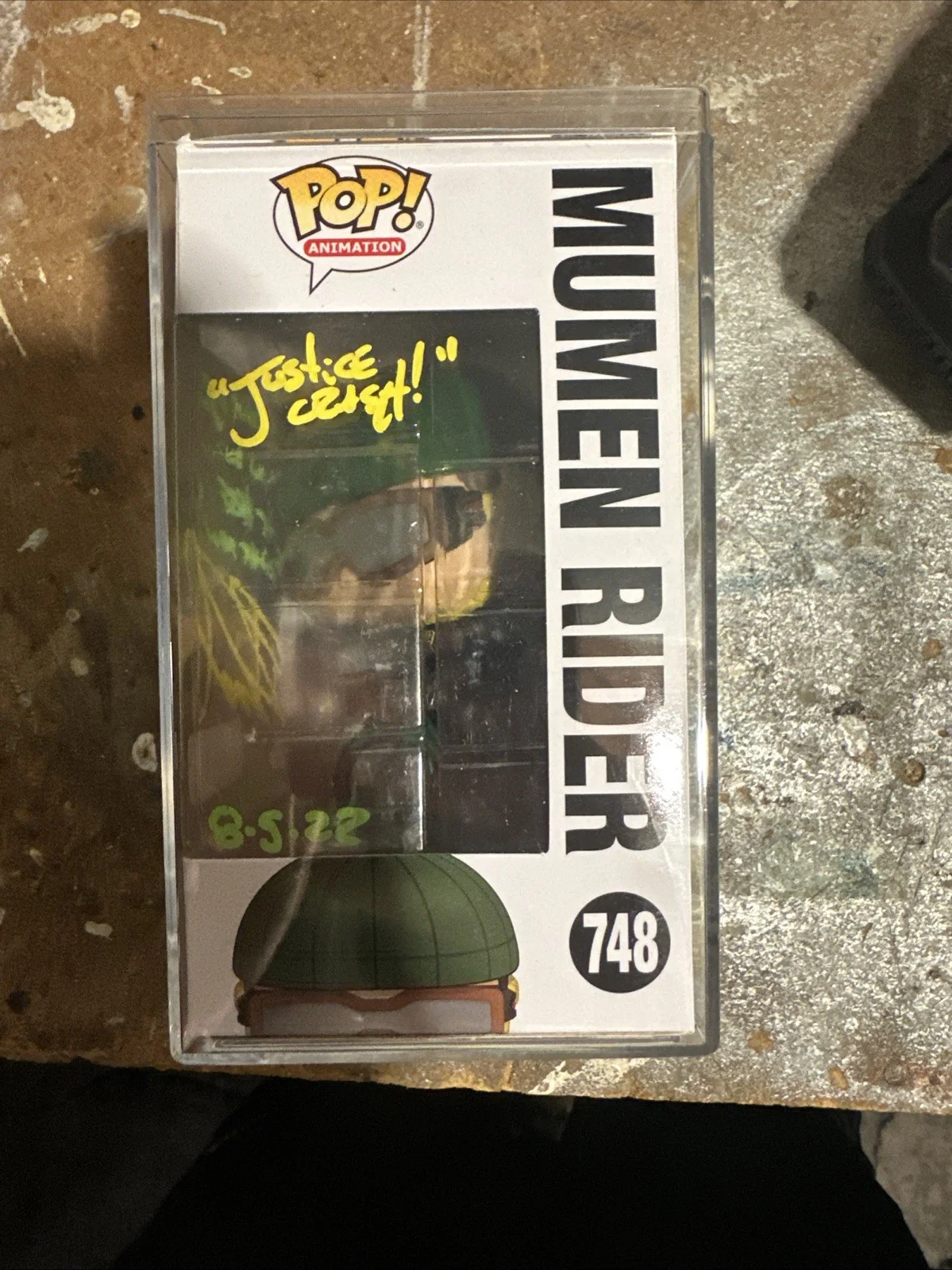 Robbie Daymond — One Punch Man Signed Funko Pop Mumen Rider Robbie Daymond Autograph #748, изображение 2