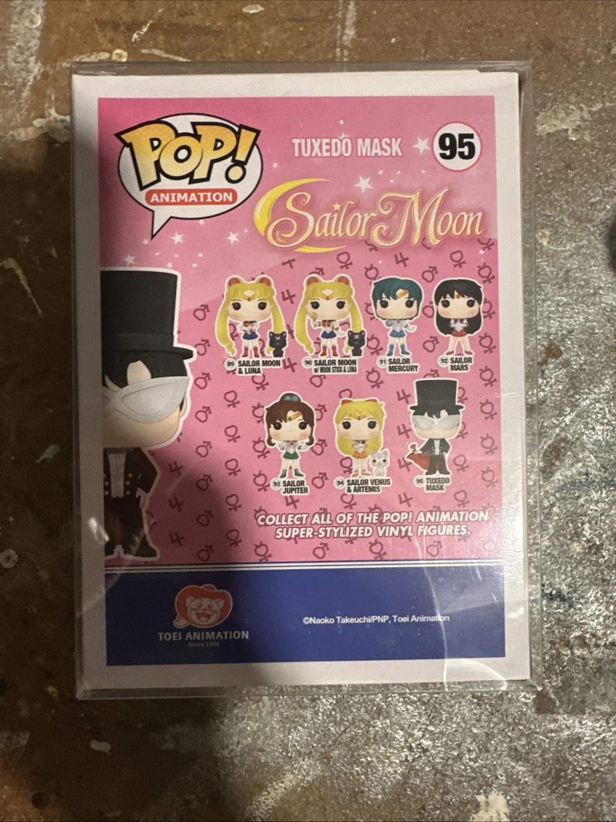 ROBBIE DAYMOND — Sailor Moon Tuxedo Mask Funko Pop Auto Robbie Draymond #95, изображение 3