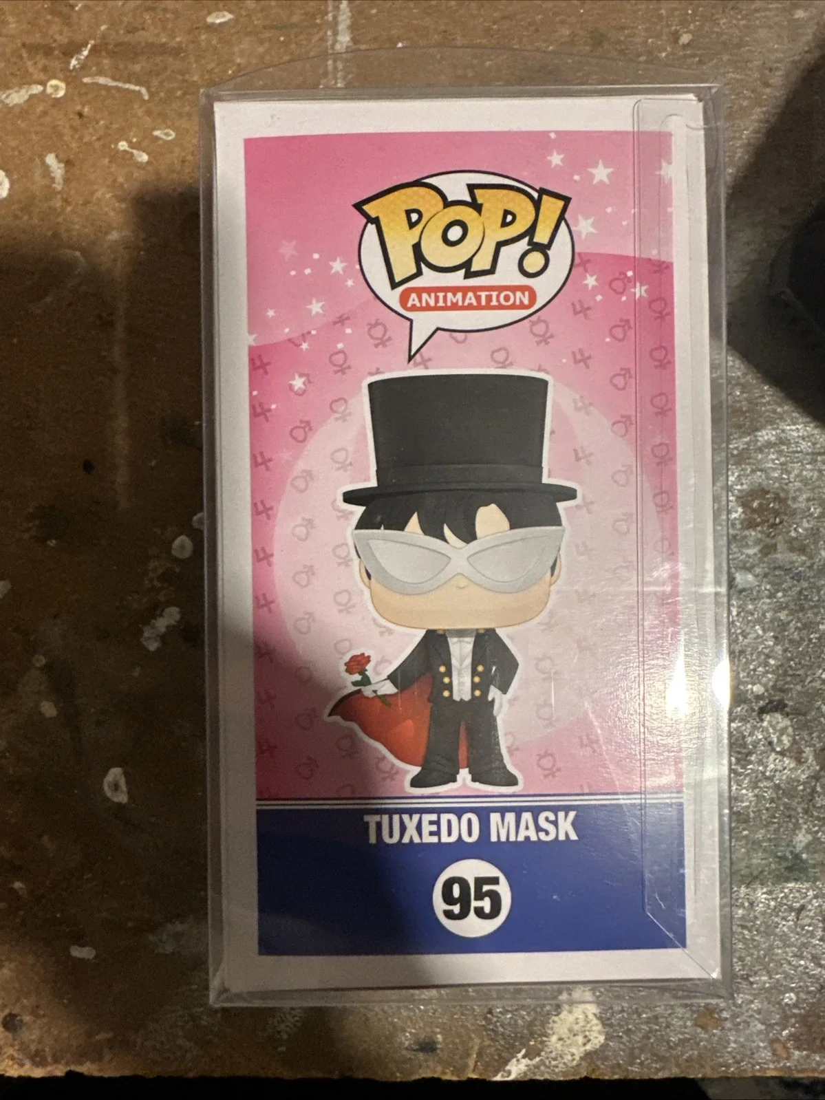 ROBBIE DAYMOND — Sailor Moon Tuxedo Mask Funko Pop Auto Robbie Draymond #95, изображение 4