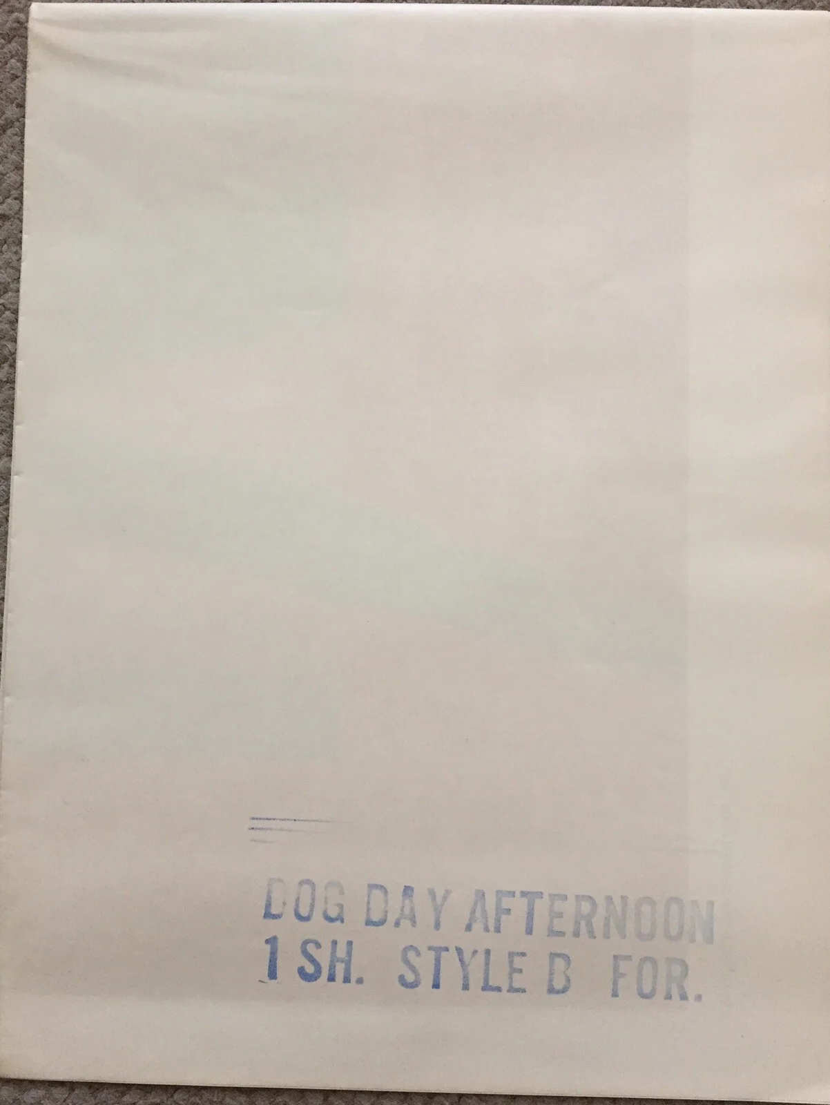 DOG DAY AFTERNOON 1975 ORIGINAL U.S. INT'L 'STYLE B' 1-SHEET POSTER NEAR MINT, изображение 4
