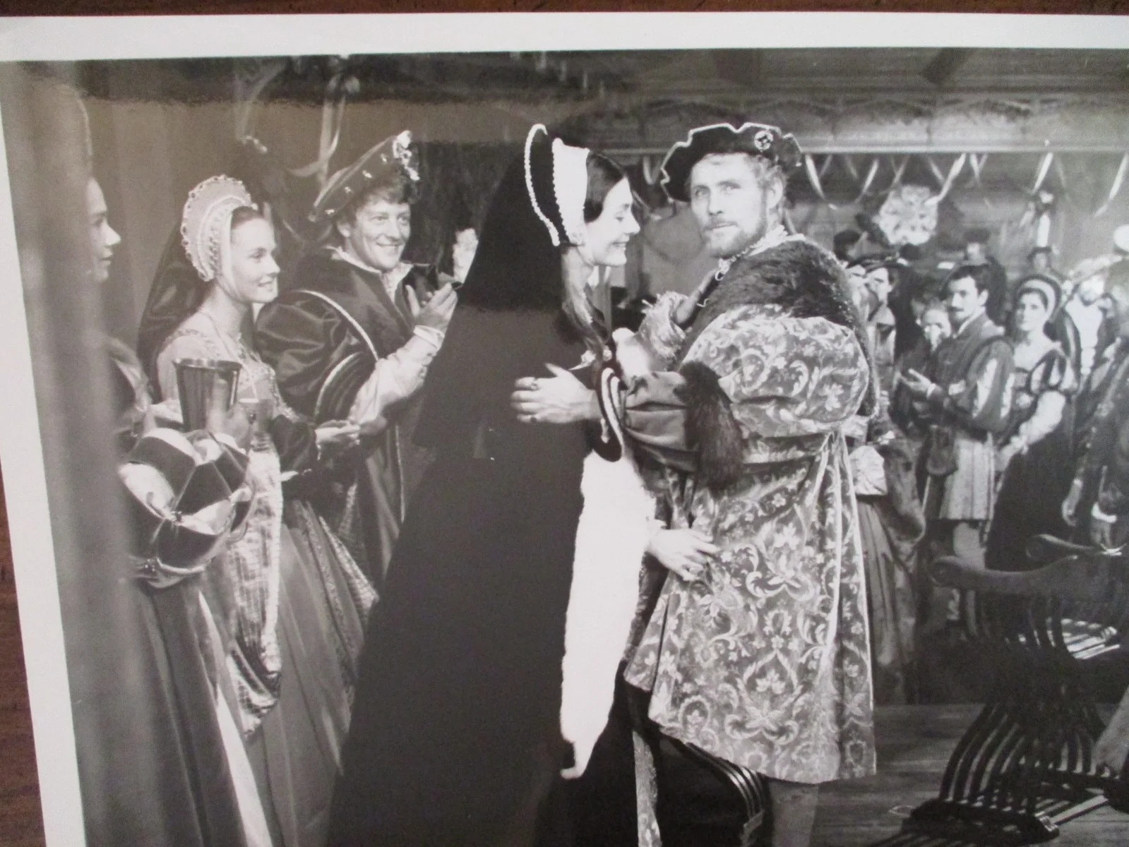 Vanessa Redgrave/Robert Shaw(A MAN FOR ALL SEASONS)1982 10 x 8 B & W Press Photo, изображение 2