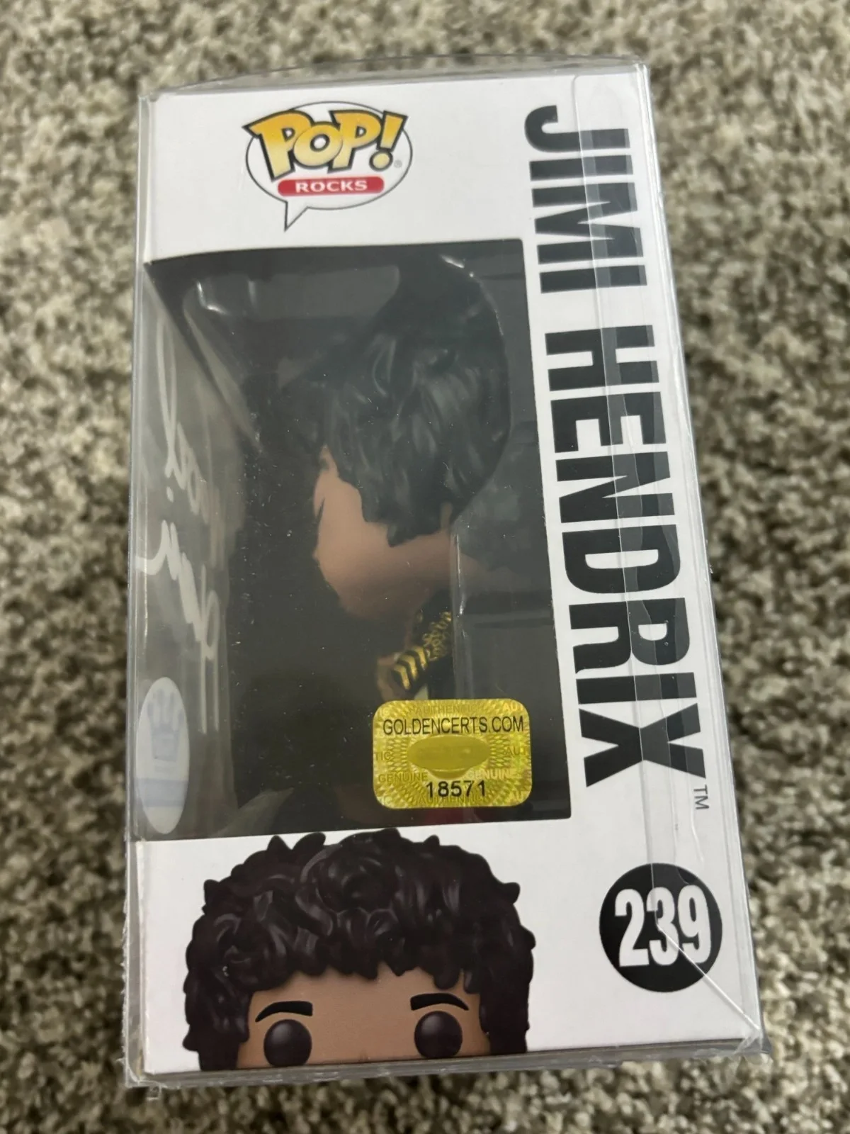 Wood Harris — Jimi Hendrix - Wood Harris - signed Funko w/ COA, image 2