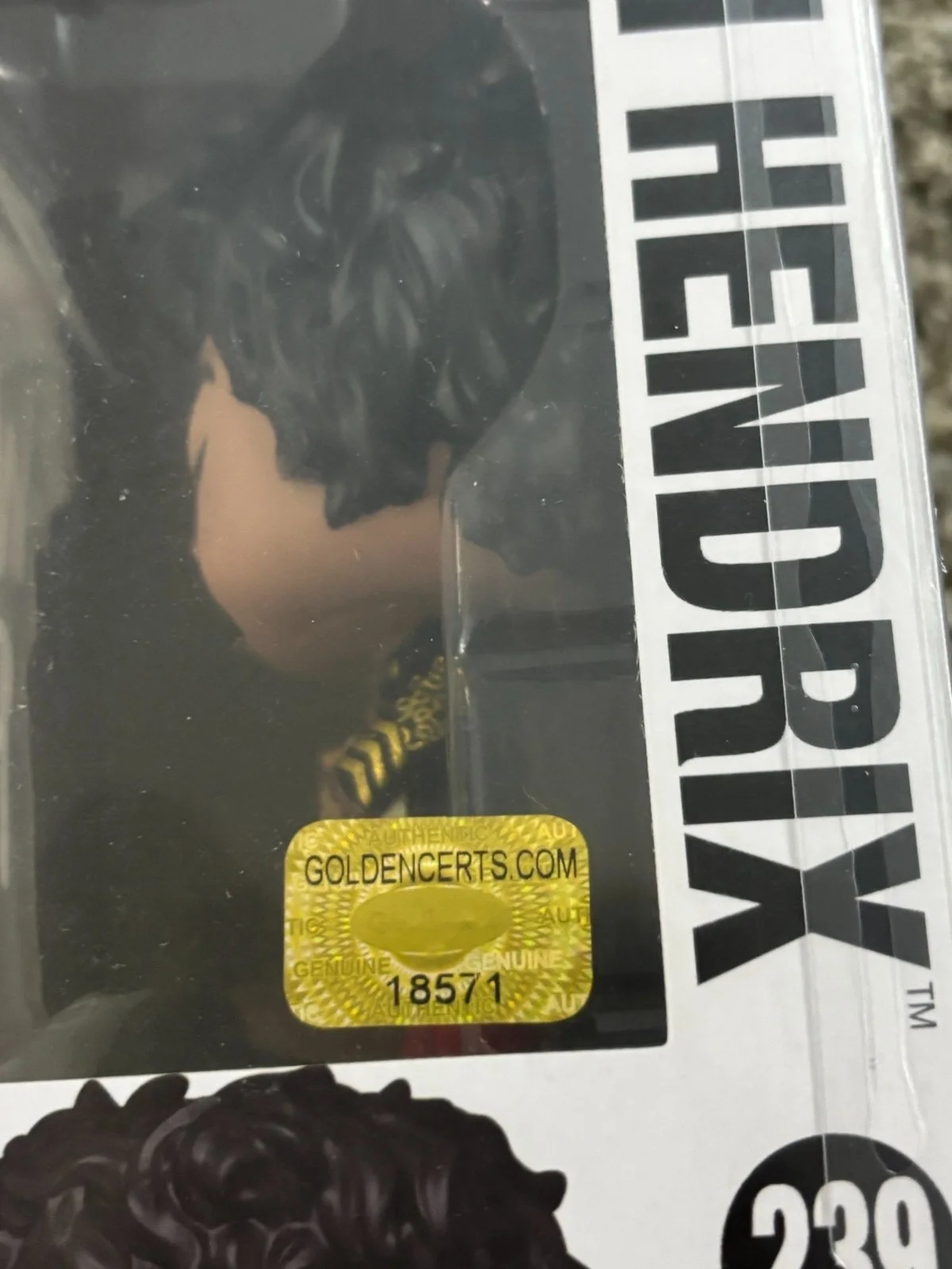 Wood Harris — Jimi Hendrix - Wood Harris - signed Funko w/ COA, image 3